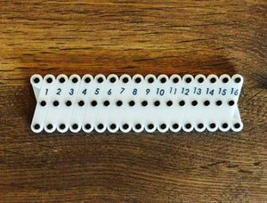 Delrin plastic ACI locator with metal joints 